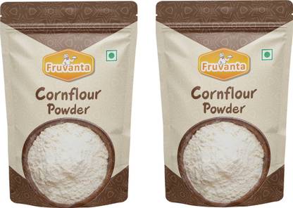 Fruvanta Cornflour Powder/Corn Strach/Ararot Powder/Makkai Powder (100gm x2) Starch Powder