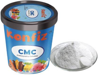 KONFIZ CMC Powder 100gms Carboxymethyl Cellulose (CMC) Powder