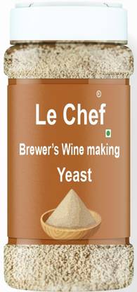 Le cHef Brewer's Yeast for Winemaking | High Tolerance upto 15% ABV | Yeast Solid|100GM Yeast Powder