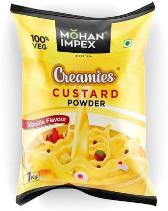 Mohan Impex 1 kg Vanilla Flavour Custard Powder