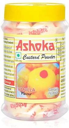ASHOKA Vanilla Flavour 100g Each (Pack of 4) Custard Powder