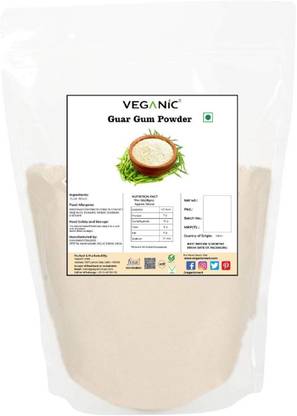 Veganic Guar Gum Powder | Thickening & Binding Agent| Food Emulsifier & Foaming Starch Powder