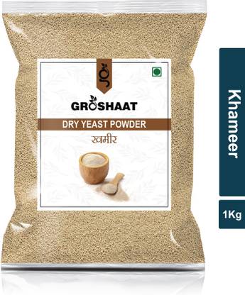 Groshaat Best Quality Dry Yeast Powder-1Kg (Pack Of 1) Khameer (1000 g) Yeast Powder