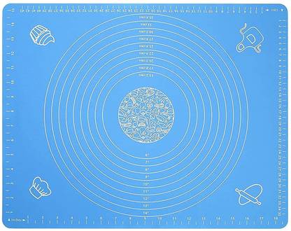 Offline Silicone Baking Mat for Pastry Rolling with Measurements|Non - Stick Fondant Mat Food-grade Silicone Baking Mat