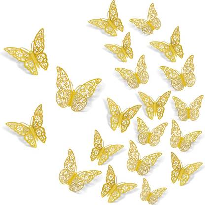 HouseOfCommon Butterfly Cupcake Toppers Party Decorations Wall Decoration Cake Topper