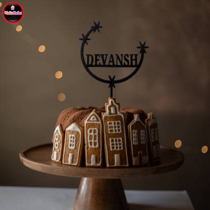 kabir Customised Name Tag Cake Topper 3D Printed Cake Topper