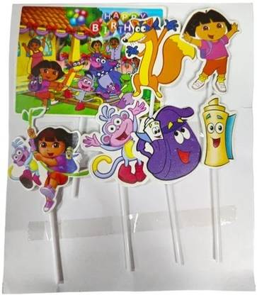 Marvino Dora Cartoon Cake Topper