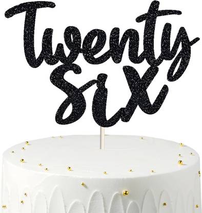 ITSYYBOO Happy 26th Birthday Cake Topper twenty six Birthday Cake Topper