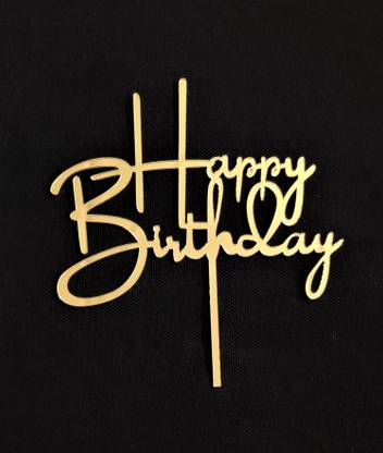 SURSAI New Unique Design Happy Birthday Cake Decoration Topper Cake Topper