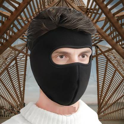 Ultrawise Black Bike Face Mask for Men
