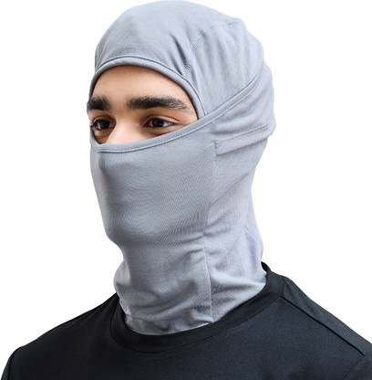 BOLDFIT CLOTHING Grey Bike Face Mask for Men & Women