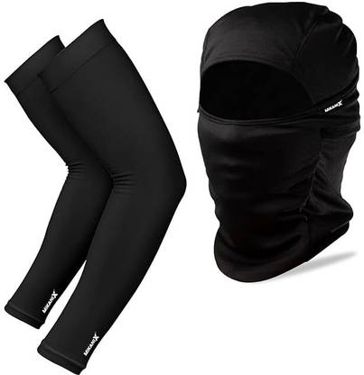 MIKANIX Black Bike Face Mask for Men & Women