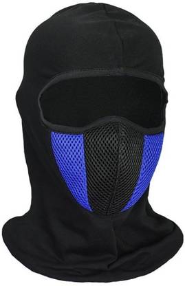 aksmit Black, Blue Bike Face Mask for Men & Women