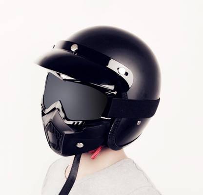 VASTRARANG Black Bike Face Mask for Men