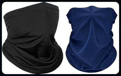 Kingsway Black Bike Face Mask for Men & Women