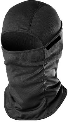 MozFit Black Bike Face Mask for Men & Women