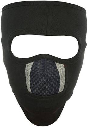 IM UNIQUE Black Bike Face Mask for Men