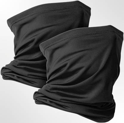Crystal zone Black Bike Face Mask for Men & Women