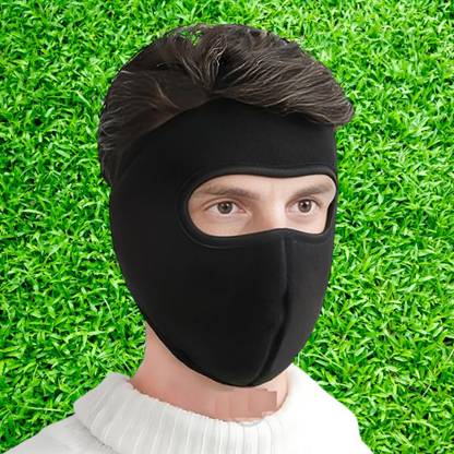 Hench Black Bike Face Mask for Men & Women