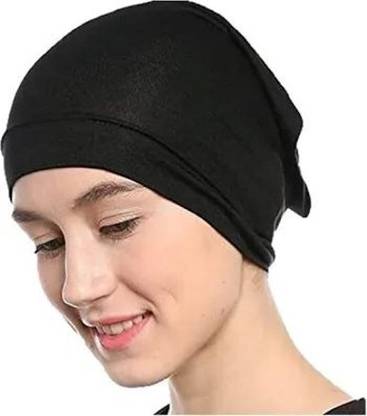 Kingsway Black Helmet Skull Cap for Men & Women