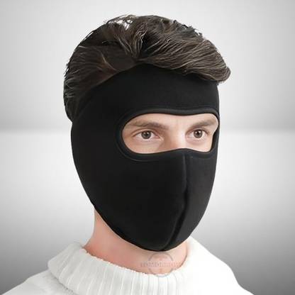 Darkview Black Bike Face Mask for Men & Women