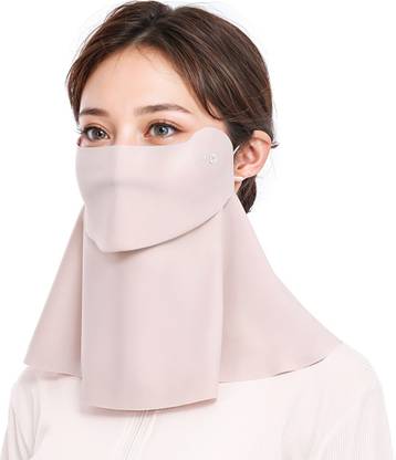 ELAIMEI Pink Bike Face Mask for Women