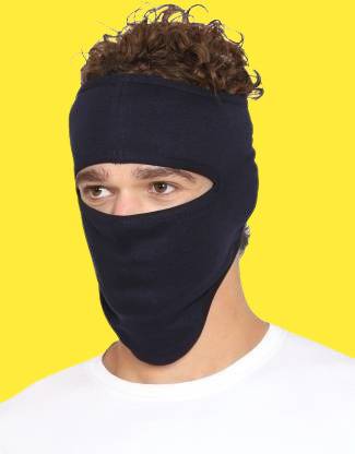 hurrio Black Bike Face Mask for Men