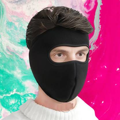 Hench Black Bike Face Mask for Men