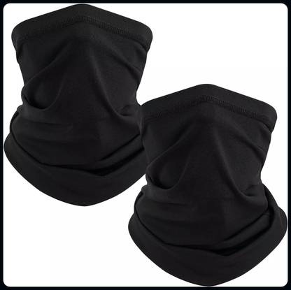 Kingsway Black Bike Face Mask for Men & Women