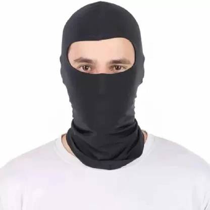 PAANAKIN Black Bike Face Mask for Men & Women