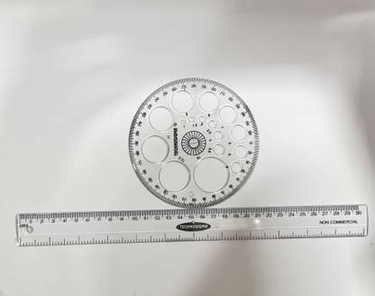 Pre Stationery scale Balance Round Scale combo set 2 Balance Scale