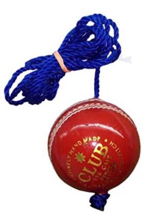 nizex Leather Cricket Hanging Ball / Red Color For Shot Practice , MK142 Cricket Training Ball