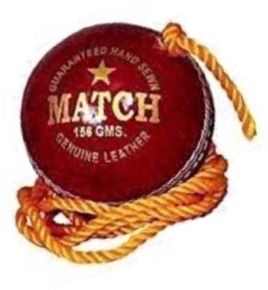 Weber AXCI- Tough Leather Hanging Ball Red , For Shot Practice, 1 Ball ,kv181 Cricket Training Ball
