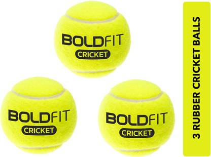 BOLDFIT Tennis Ball Box Cricket Ball Set Pack Green High Bounce Light Weight Soft Combo Tennis Ball