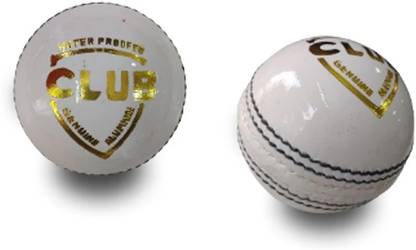 SJ Club Hand Stiched Two Piece Cricket Leather Ball Combo Cricket Leather Ball