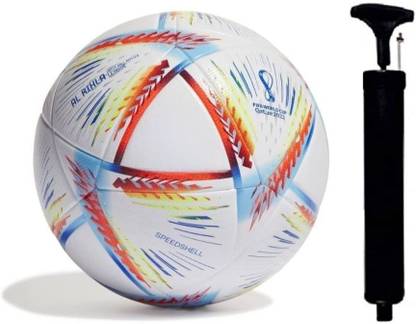HOC FIFA WORLD CUP QATAR 2022 NEW EDITION Football Size-5 With Pump(pack of 1) Football - Size: 5