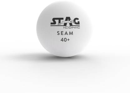 Stag iconic Seam Plastic | Advanced High Performance 40+mm Table Tennis Ball