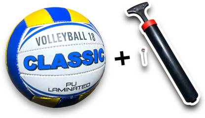 DSS CLASSIC SUPER SOFT VOLLEYBALL WITH PUMP Volleyball - Size: 4