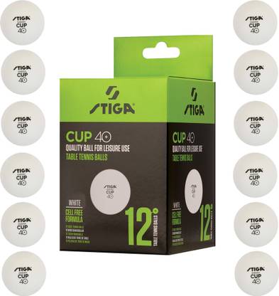 COSCO Stiga Cup 40+mm (Durability and extreme resilience) Table Tennis Ball