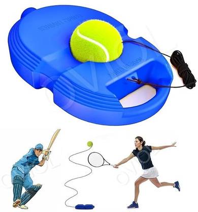 sharpfalcon Trainer Rebound Ball, Solo Tennis Training Equipment Cricket Training Ball Cricket Training Ball