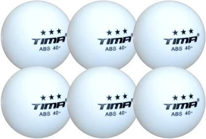 TIMA Table Tennis Balls 38mm Ping Ball, ABS40+ Superb Seam Outdoor Indoor Table Tennis Ball
