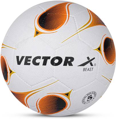 VECTOR X Beast 32 Panel Rubber Moulded+ Butyl Bladder 12+ age Match Soccer ball Football - Size: 5