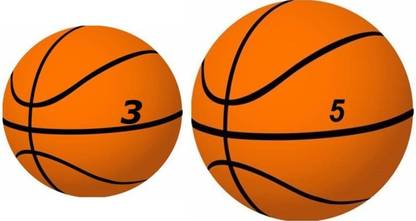 Owlix Best Quality Basket Ball SIZE-3 & SIZE-5 Basketball - Size: 5