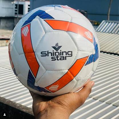 NIVONSPORTS shining star football with pump Football - Size: 5