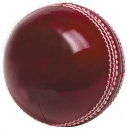 MD Enterprises Genuine Leather Cricket Ball Cricket Leather Ball (Pack of 1, Red) Cricket Leather Ball