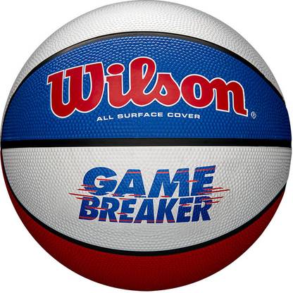 WILSON GAMEBREAKER RWB Basketball - Size: 7