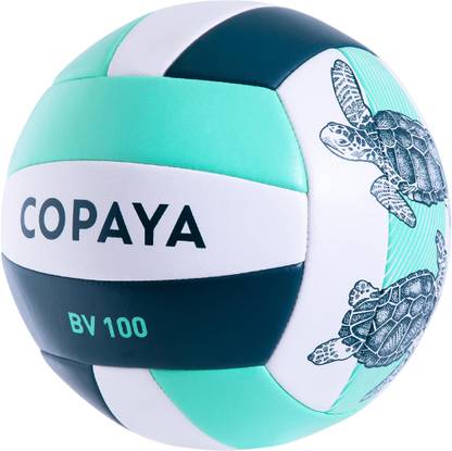 KRISSDIL COPAYA Size 5 Stitched Beach Volleyball 100 Classic - Turtle Green By Decathlon Volleyball - Size: 5