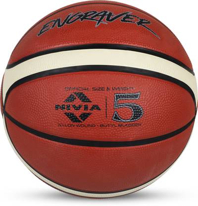 NIVIA Engraver Basketball - Size: 5