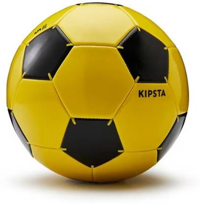 KIPISTA Football Ball Training (KIPSTA) Size 5 (AGE ABOVE 12 YRS) YELLOW Football - Size: 5