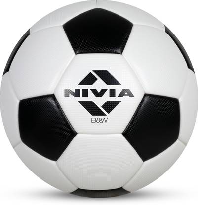 NIVIA B&W Football - Size: 5